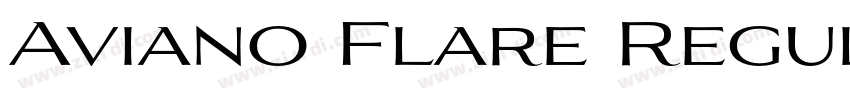 Aviano Flare Regula字体转换